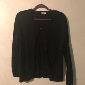 Black cardigan